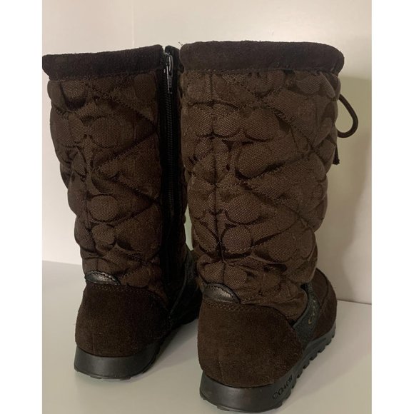 Coach Mahogany Juniper Boots - Picture 3 of 7